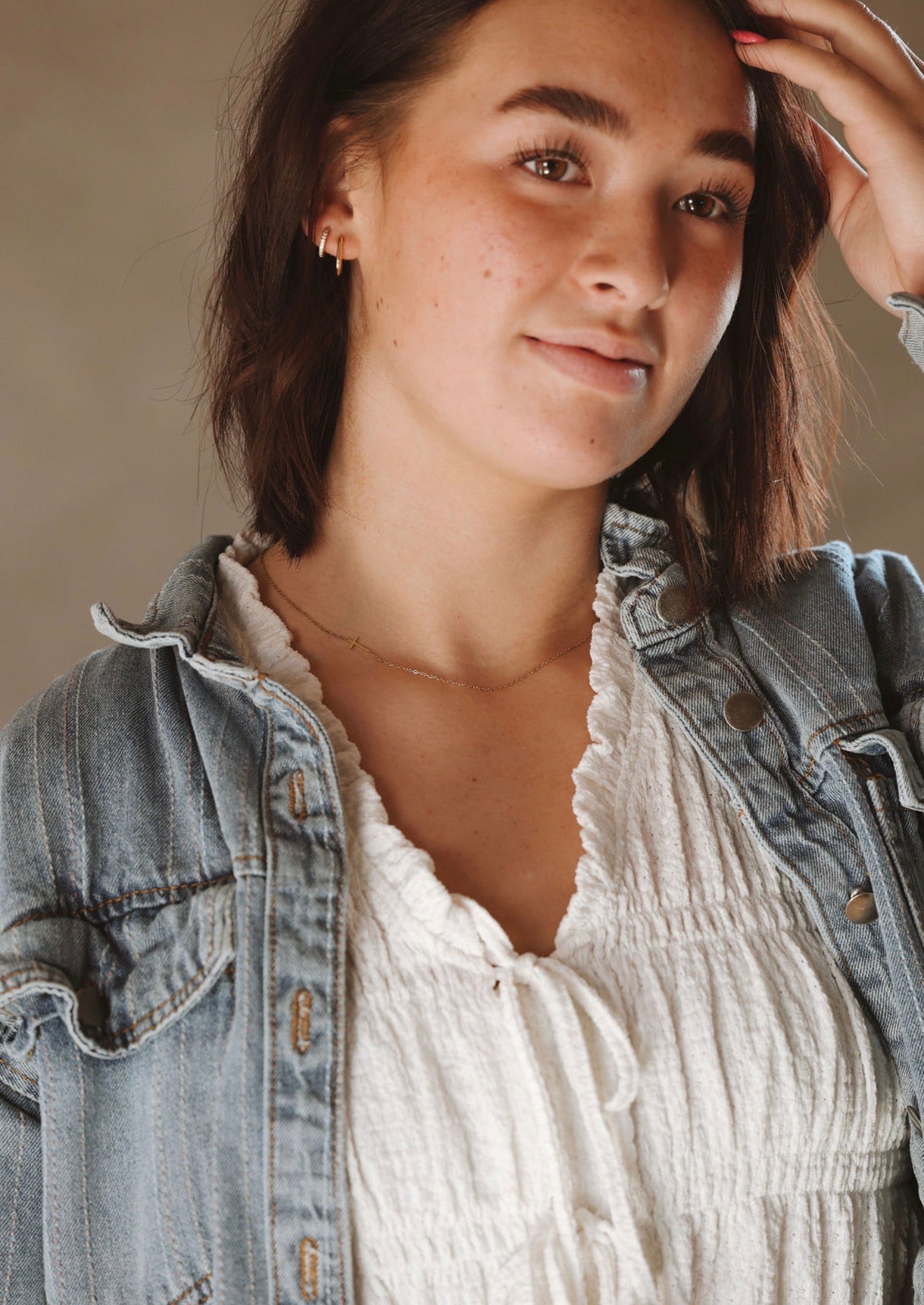 The Collarbone Cross Necklace