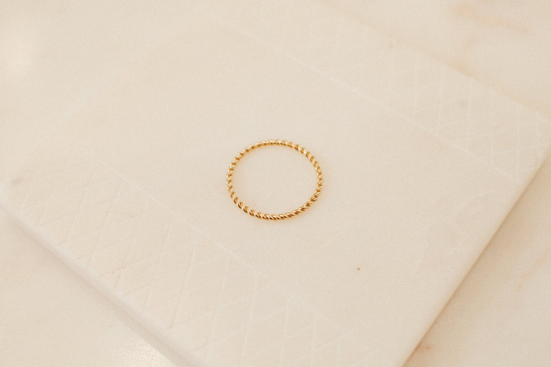 Tethered to Him Ring