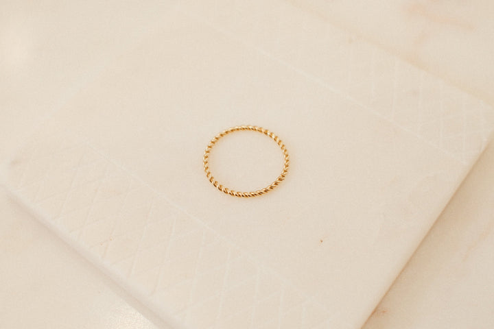 Tethered to Him Ring