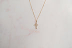 CZ Cross Necklace