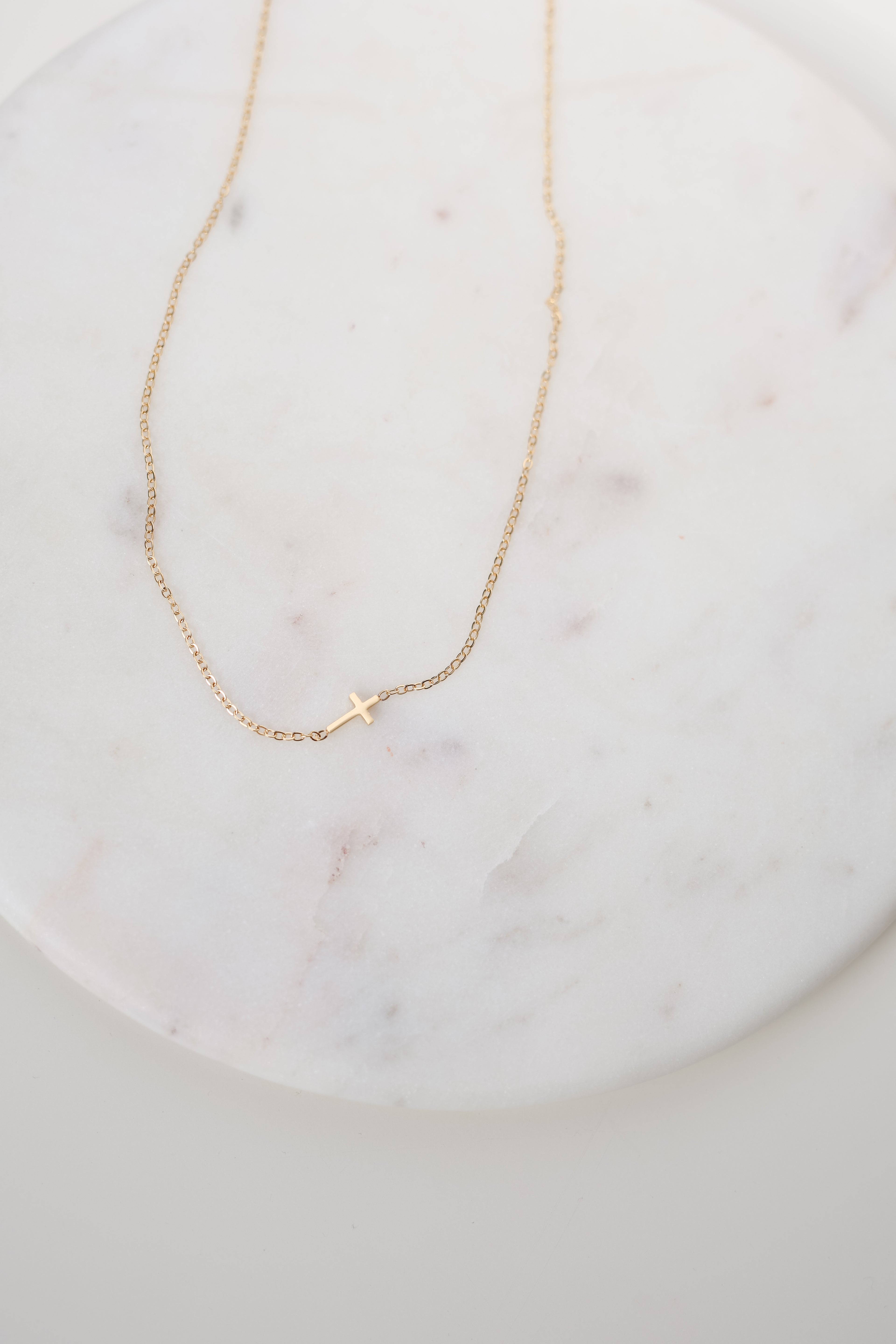 The Delicate Cross Necklace