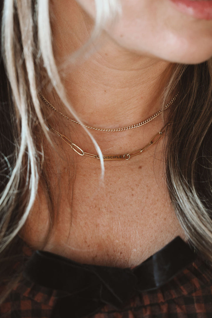 Disciple Paperclip Chain Necklace