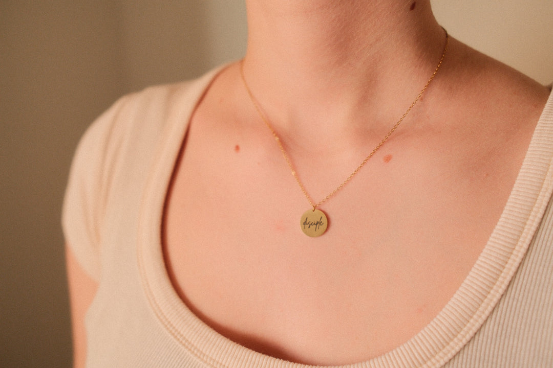 Disciple of Christ- Cursive Pendant