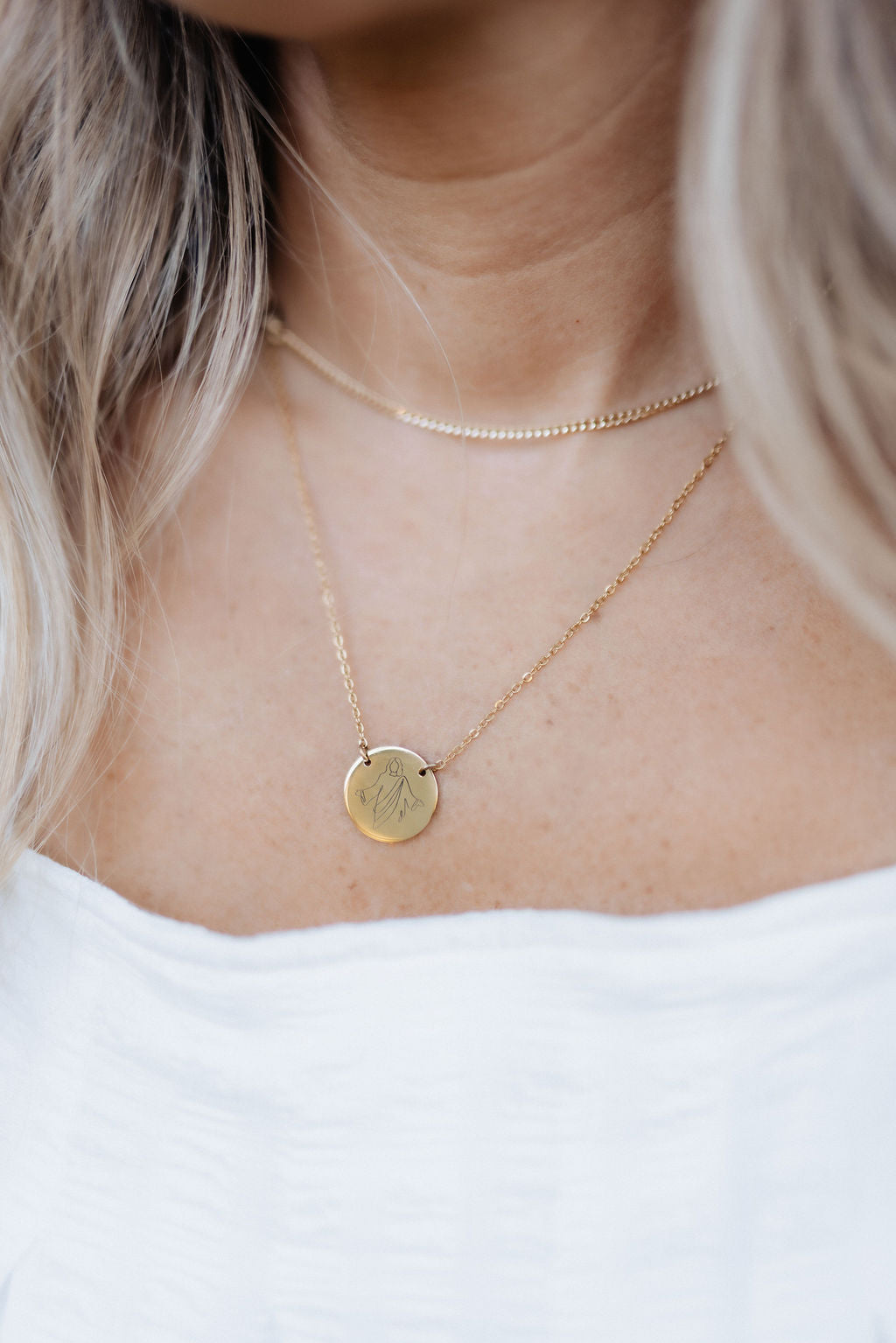 Savior Pendant 2 Hole Necklace