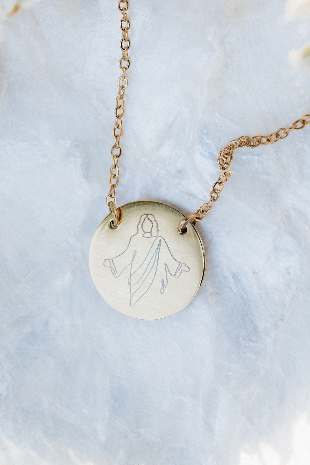 Savior Pendant 2 Hole Necklace
