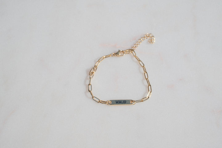 WWJD Paperclip Chain