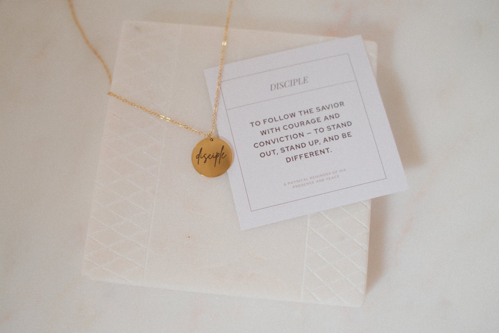 Disciple of Christ- Cursive Pendant