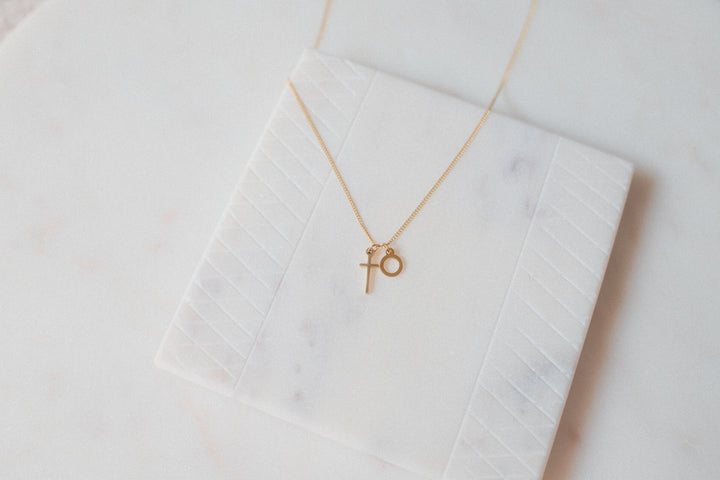 He Is Risen Charm Necklace