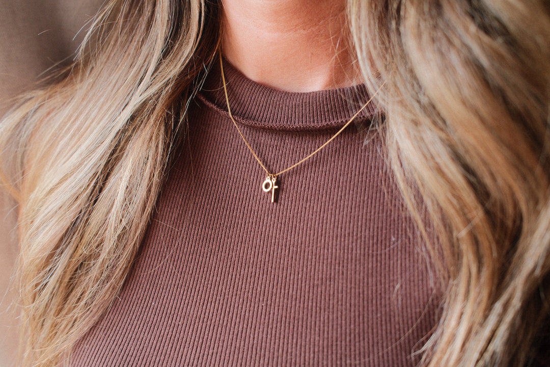 He Is Risen Charm Necklace