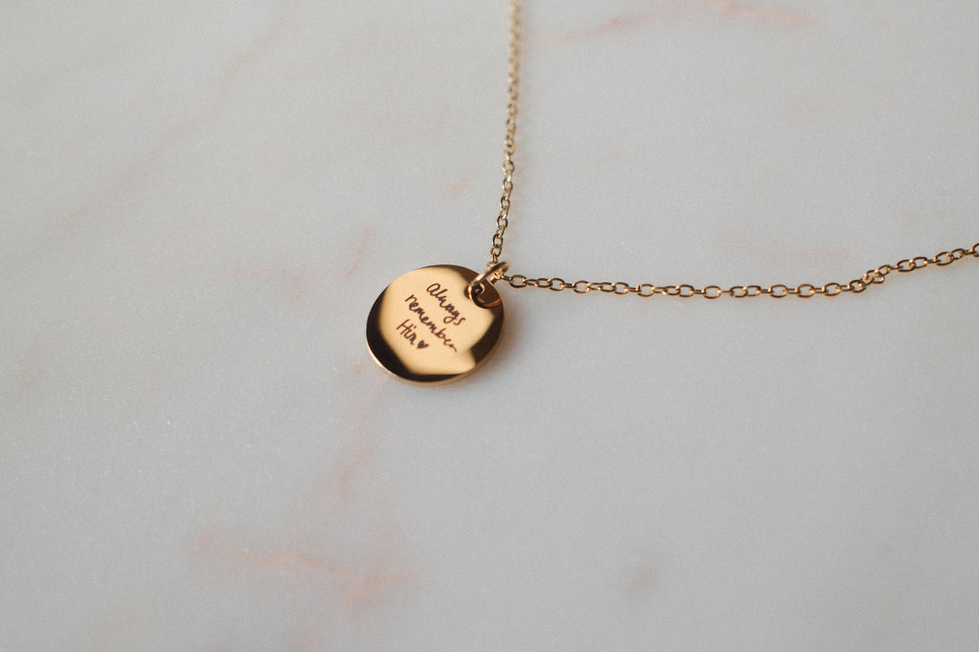 Handwritten Testimony Necklace