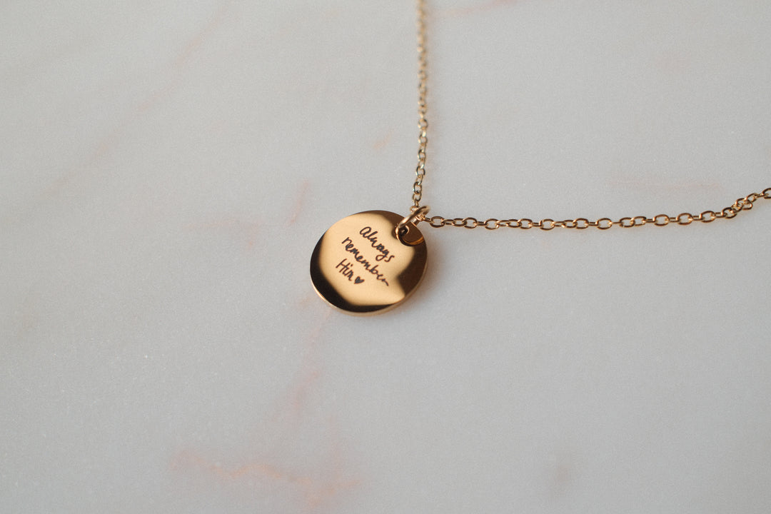 Handwritten Testimony Necklace