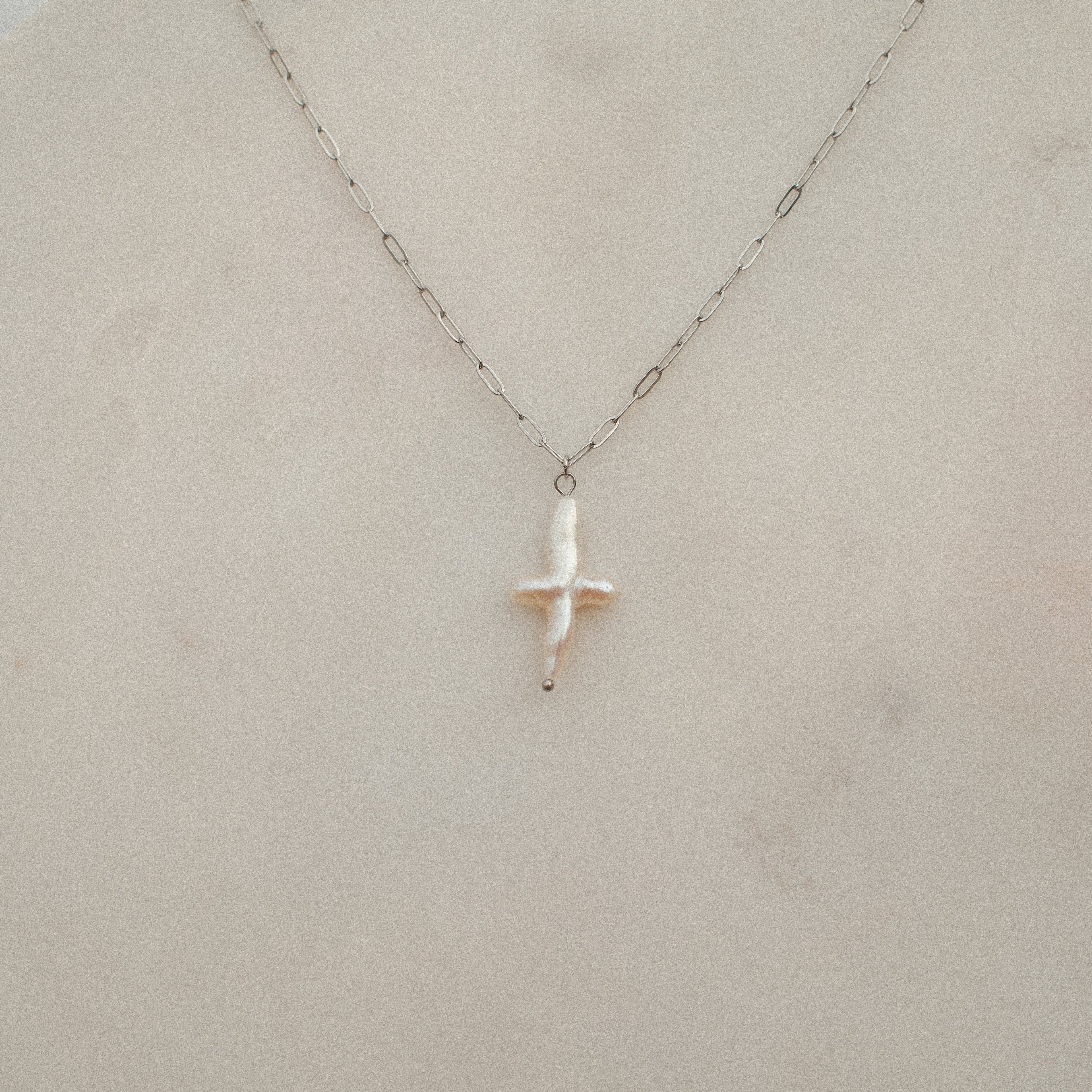 Fresh Water Pearl, Always Remember Him Necklace