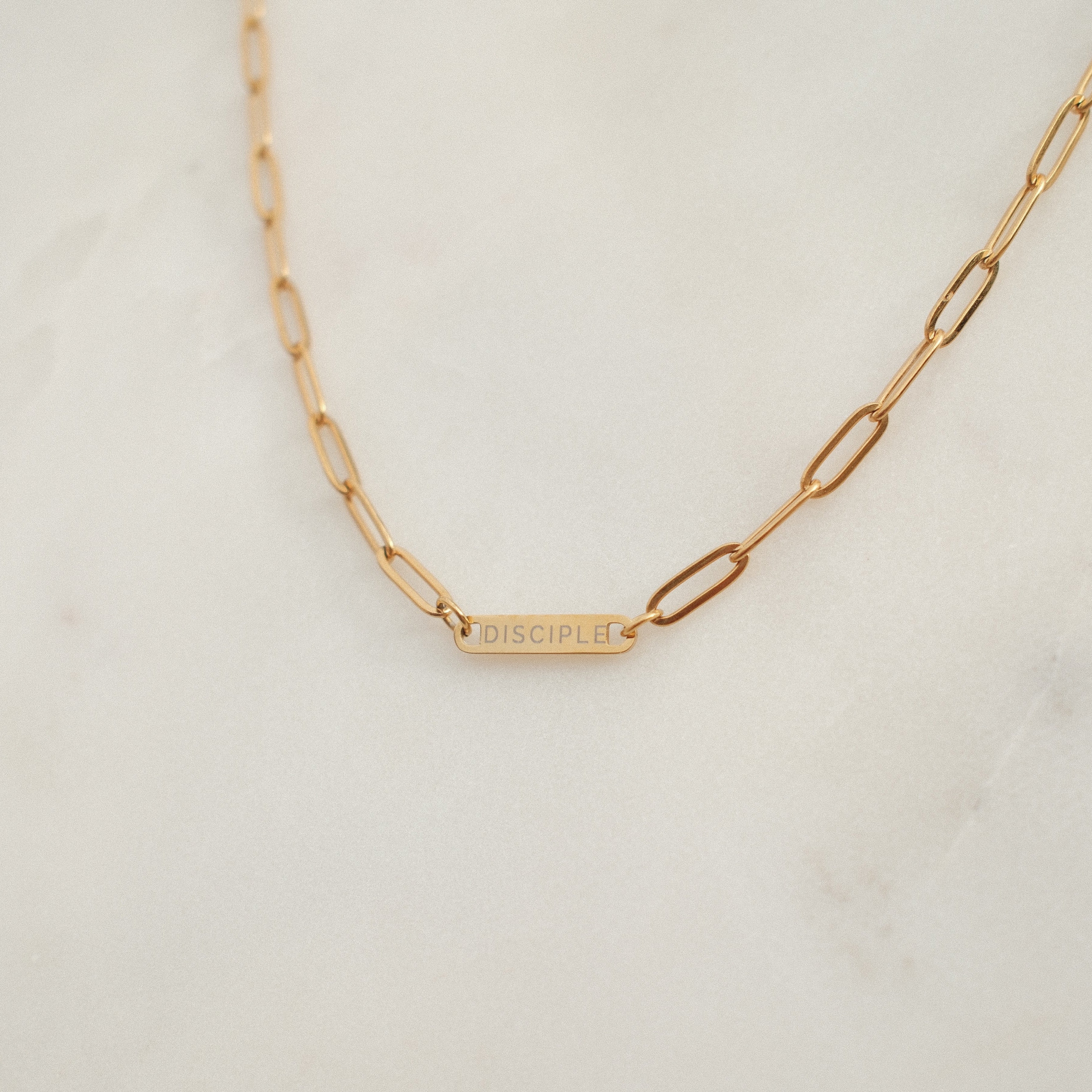 Disciple Paperclip Chain Necklace