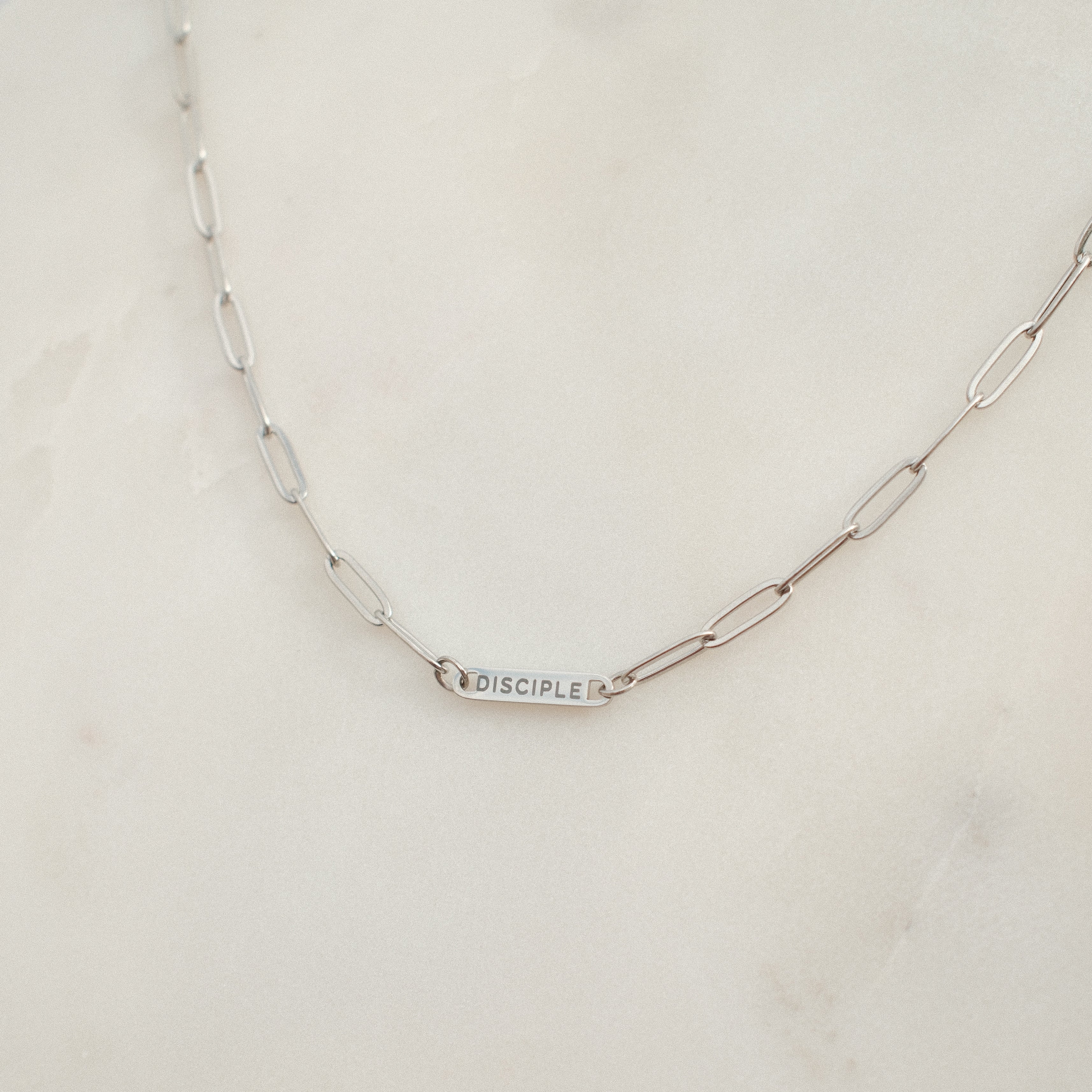 Disciple Paperclip Chain Necklace
