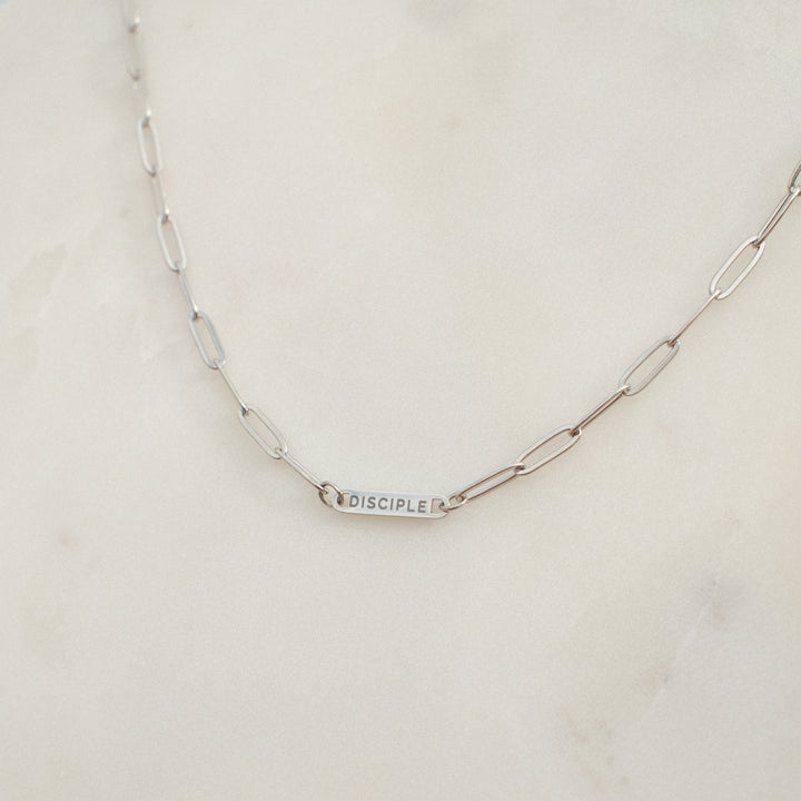 Disciple Paperclip Chain Necklace