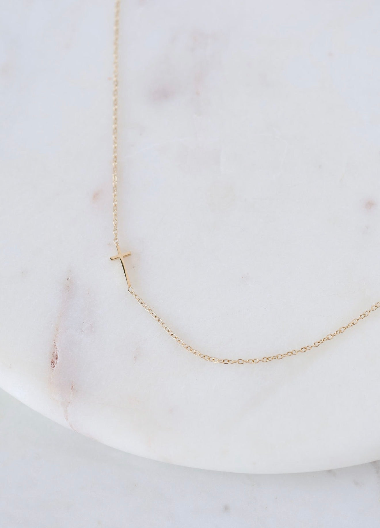 The Collarbone Cross Necklace