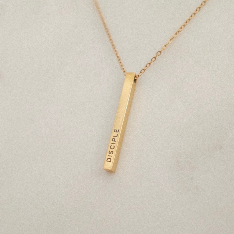 Disciple Bar Necklace