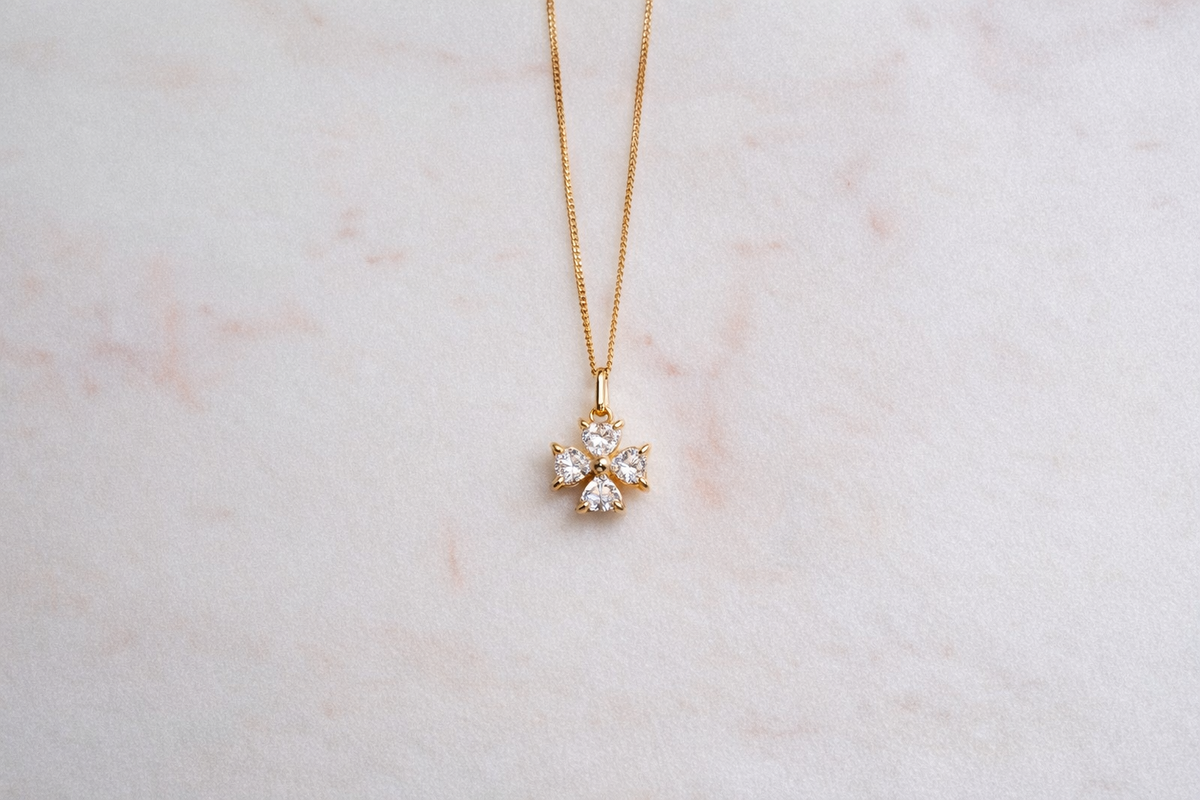 Consider the Lilies CZ Necklace