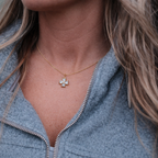 Consider the Lilies CZ Necklace