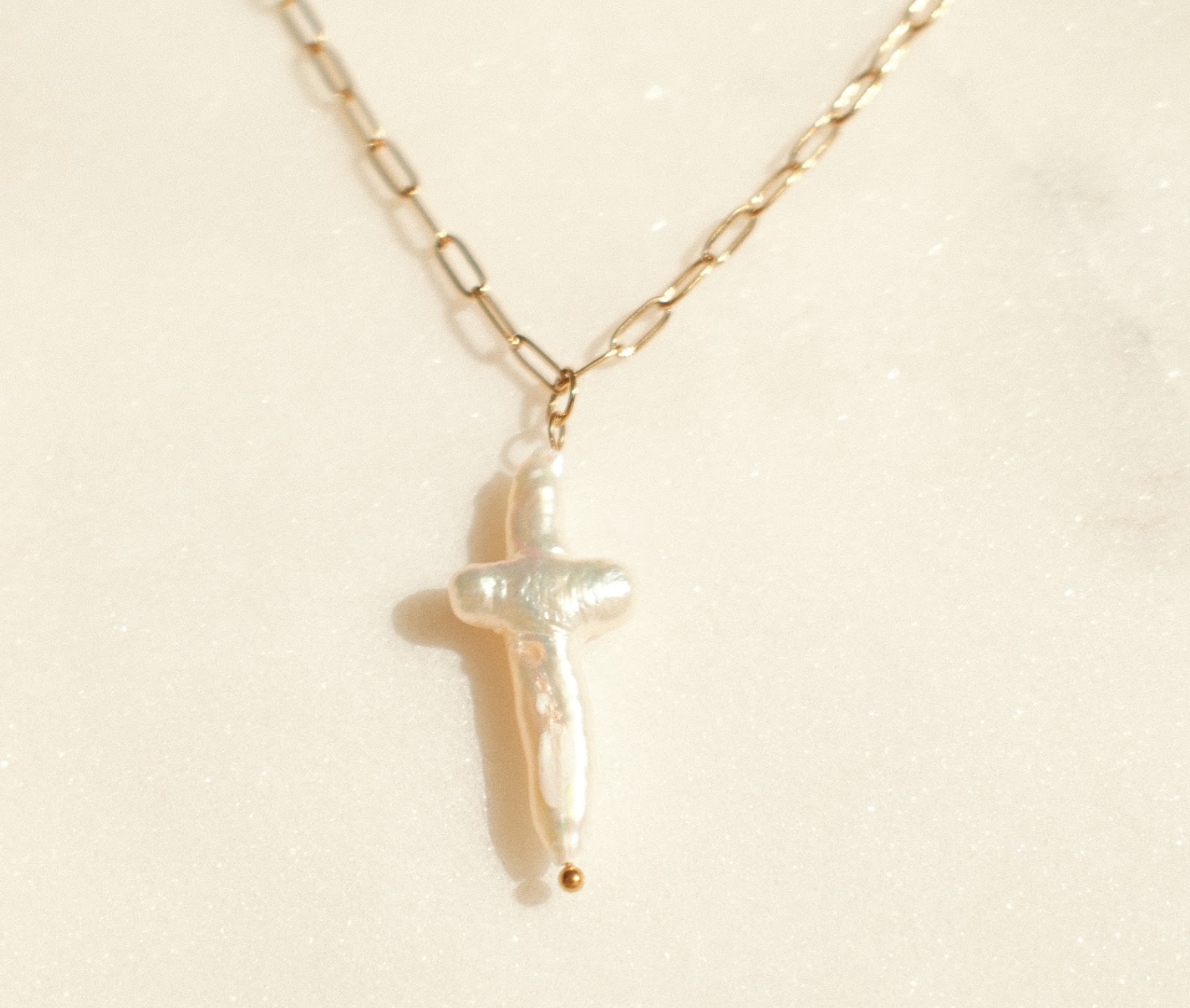 Fresh Water Pearl, Always Remember Him Necklace