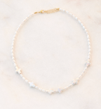 Fresh Water Pearl Cross Necklace