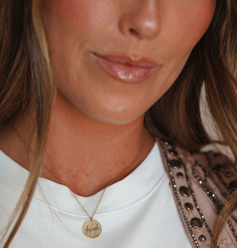 Disciple of Christ- Cursive Pendant