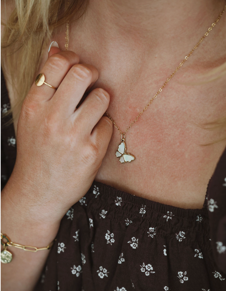 The Gentle Wing Butterfly Necklace