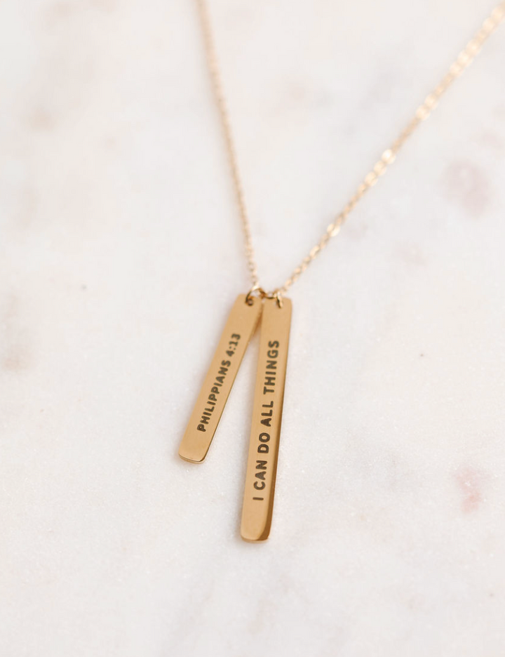 I can do all things, Philippians 4:13 Necklace