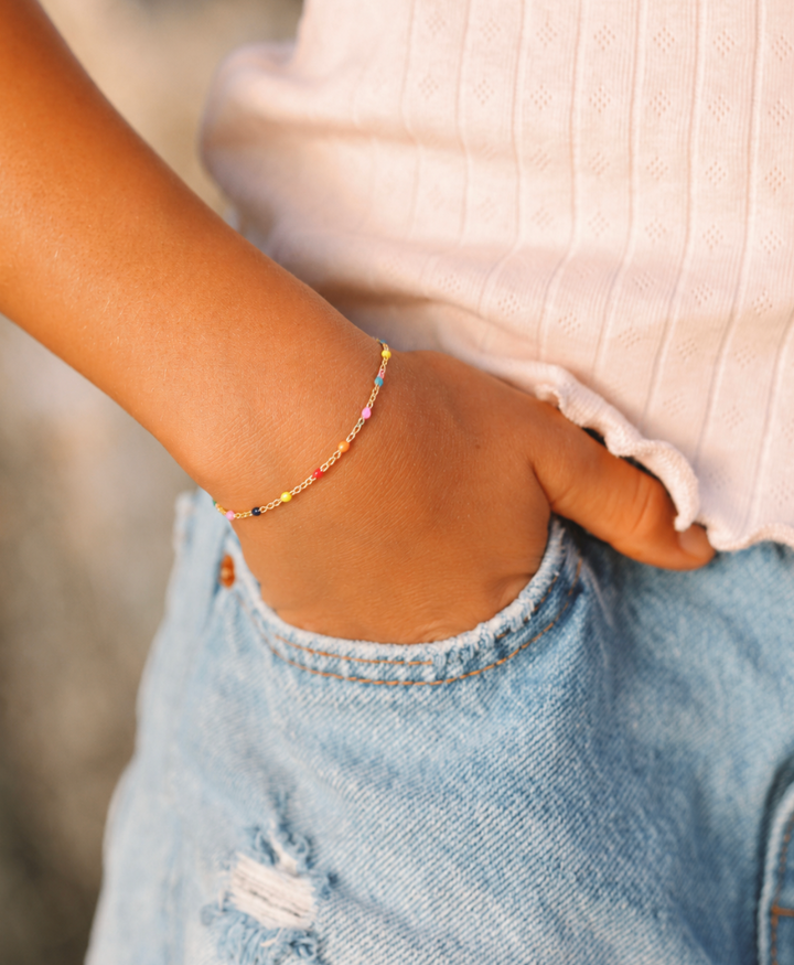 Rainbow Stacking Bracelet