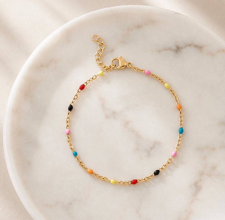 Rainbow Stacking Bracelet