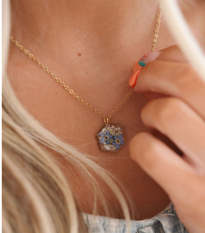 Forget Me Not Necklace
