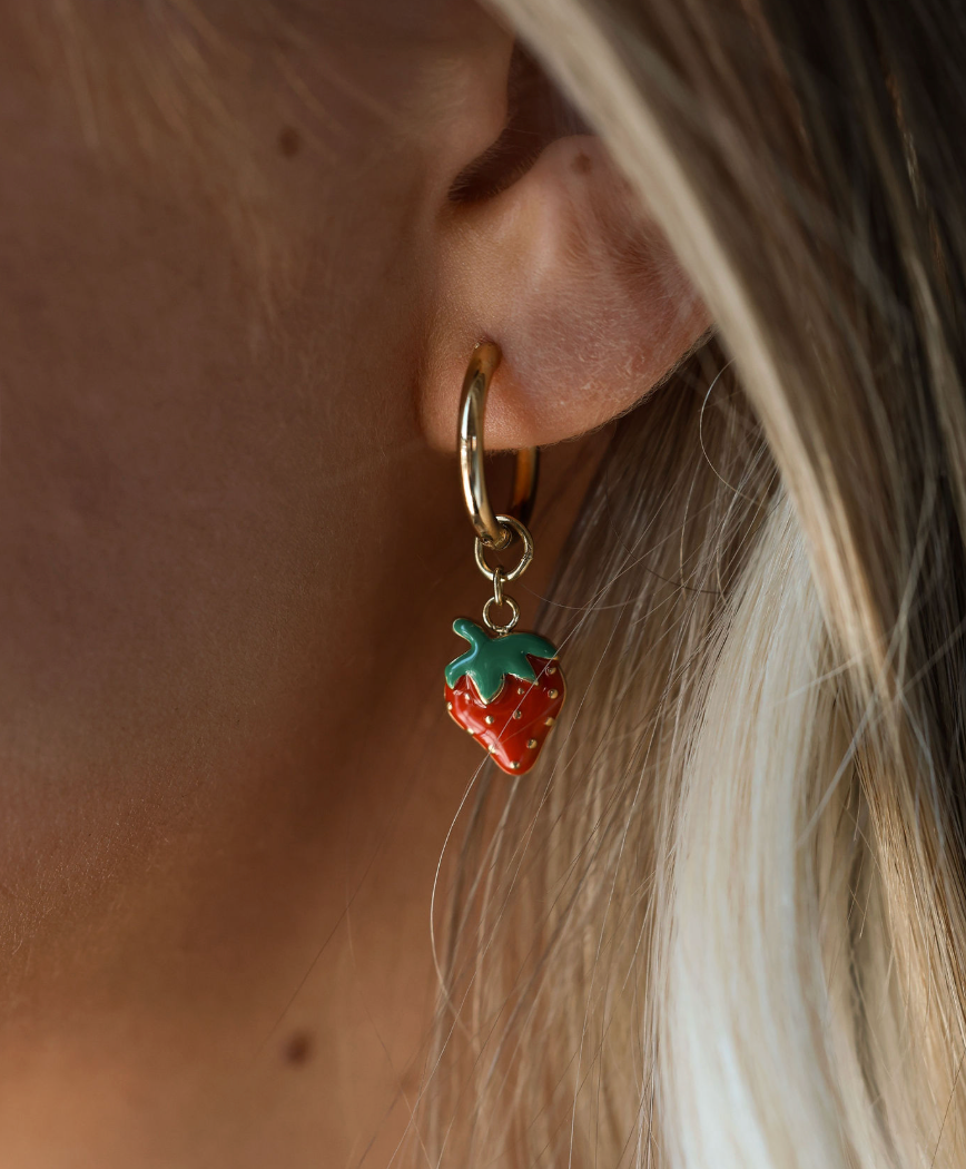 Strawberry Earrings: Fruits of the Spirit, Love