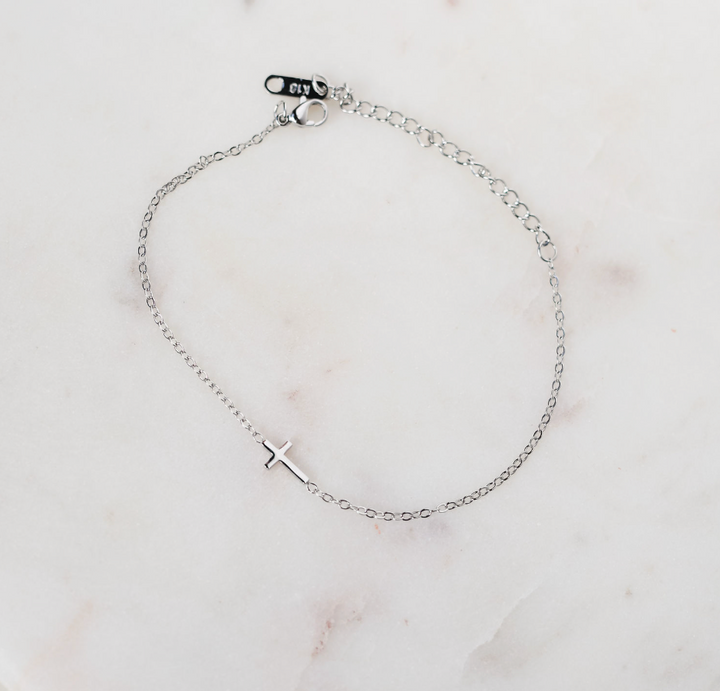 The Delicate Cross Bracelet