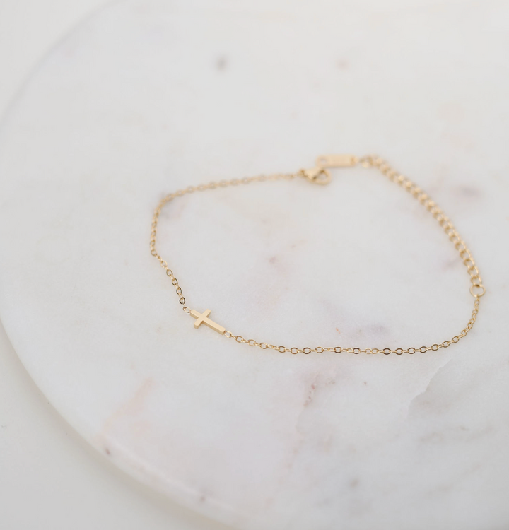 The Delicate Cross Bracelet