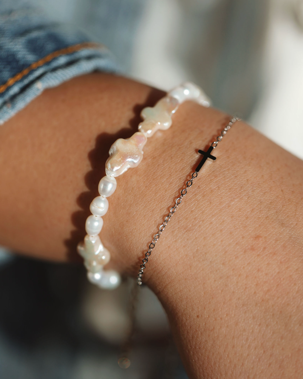 The Delicate Cross Bracelet