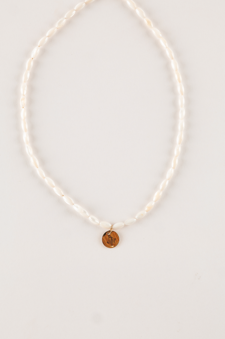 Beaded Pearl Savior Pendant