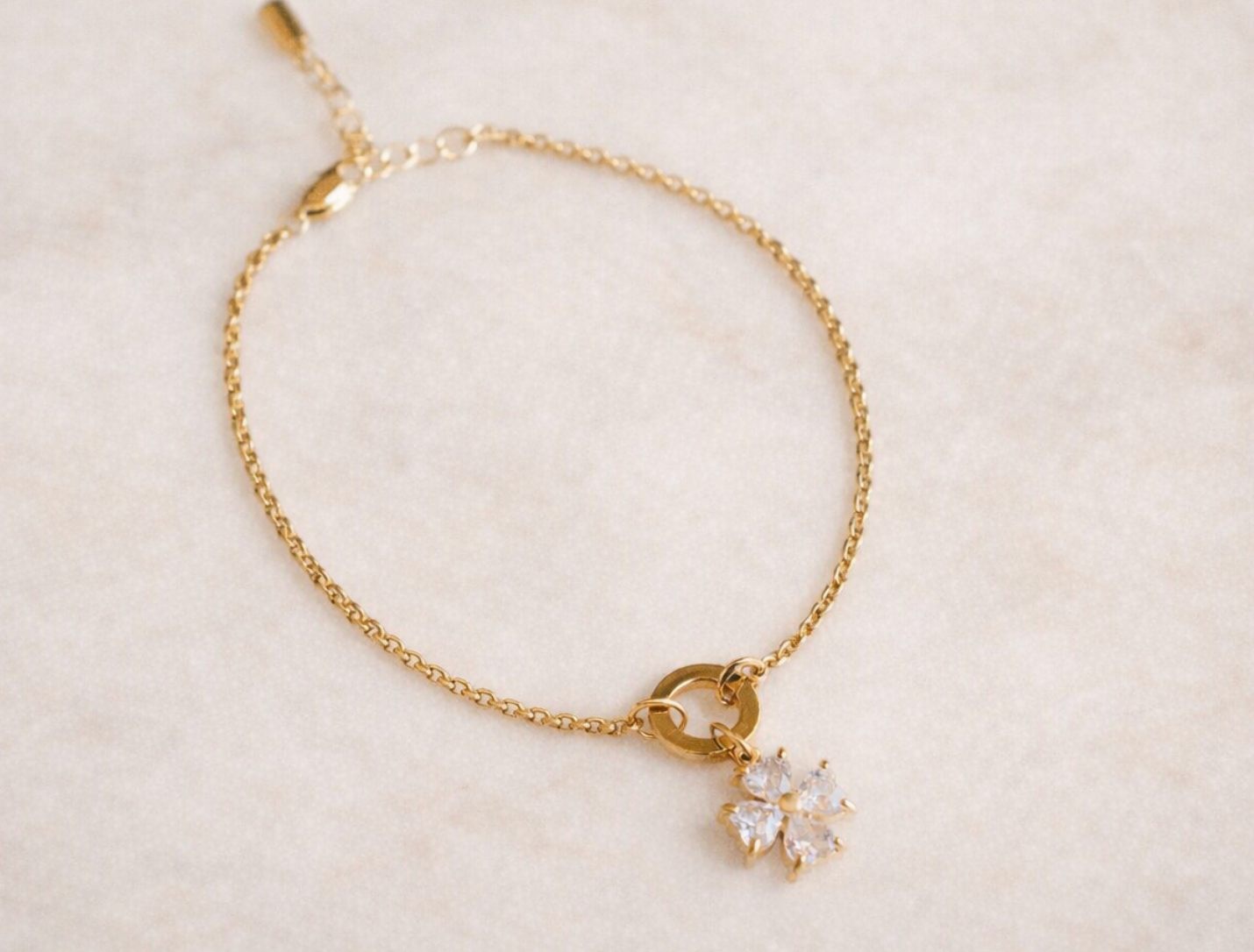 Consider the Lilies CZ Charm Bracelet