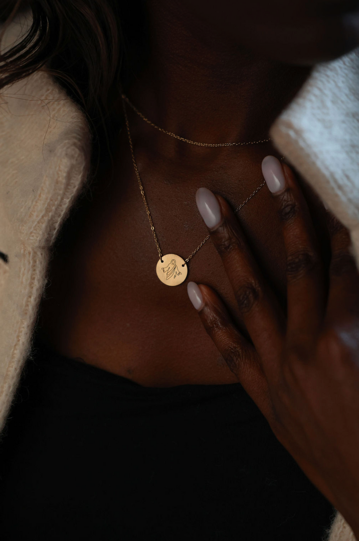 Savior Pendant 2 Hole Necklace
