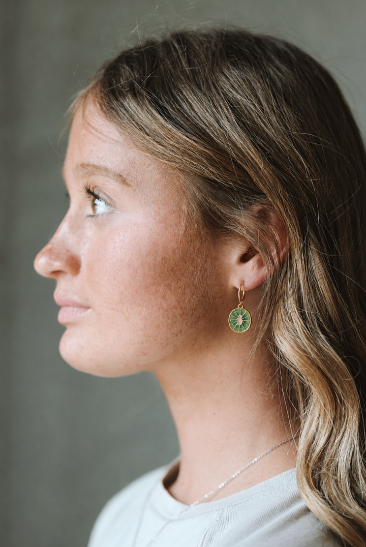 Kiwi Earrings: Fruits of the Spirit, Goodness